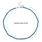 Neon Apatit Halskette ca. 45 cm 316L Edelstahl ca. 40,00 ct.