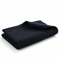 Livmore Cotton Terry Bath Sheet Size- 85 x 170 cm Color- Navy Blue