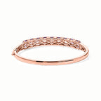 EVER TRUE Rose De France Amethyst Armreif ca. 19 cm Nickelfreies Messing Rosévergoldet ca. 8,95 ct.
