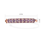EVER TRUE Rose De France Amethyst Armreif ca. 19 cm Nickelfreies Messing Rosévergoldet ca. 8,95 ct.