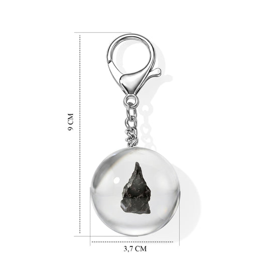 Meteorit Schlüsselbund Reine Legierung ca. 2.00 ct