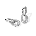 LUXURIANT DIAMOND - Lab Grown Diamant SI-GH SGL zertifiziert Ohrringe 925 Silber 750 Gelbgold vermeil ca. 1,00 ct.