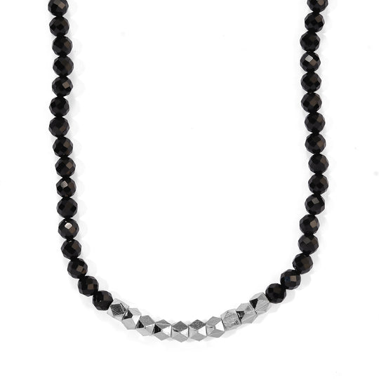 EVER TRUE Mehrfarbig Edelsteine Halskette ca. 45 cm Nickelfreies Messing Platiniert ca. 48.00 ct