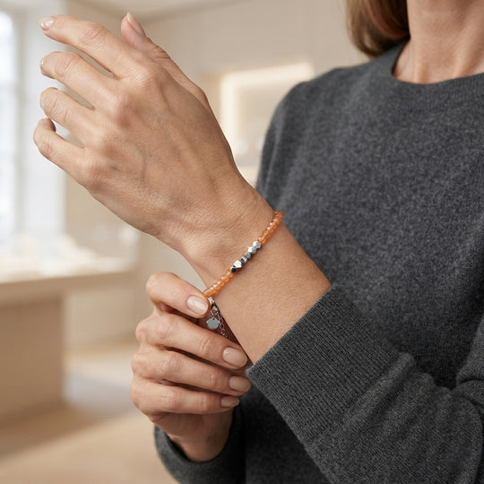 EVER TRUE Mehrfarbig Edelsteine Armband ca. 19 cm Nickelfreies Messing Platiniert ca. 17.00 ct