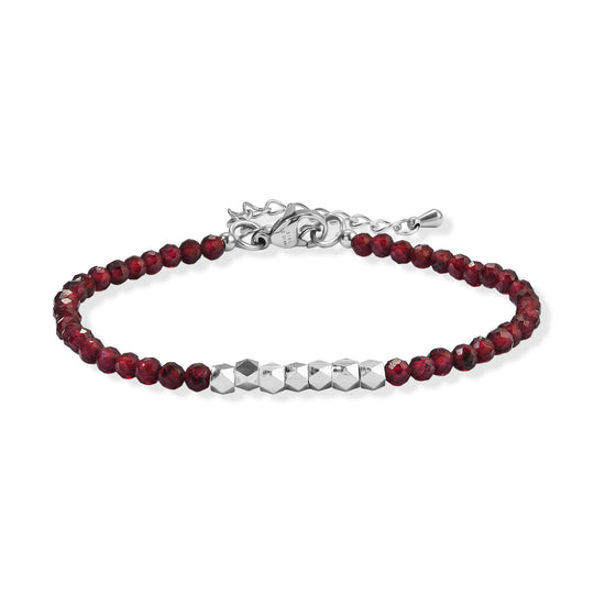 EVER TRUE Mehrfarbig Edelsteine Armband ca. 19 cm Nickelfreies Messing Platiniert ca. 17.00 ct