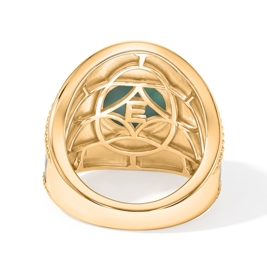 EVER TRUE AA Larimar Ring Reine Bronze (Größe 20.00) ca. 4,68 ct
