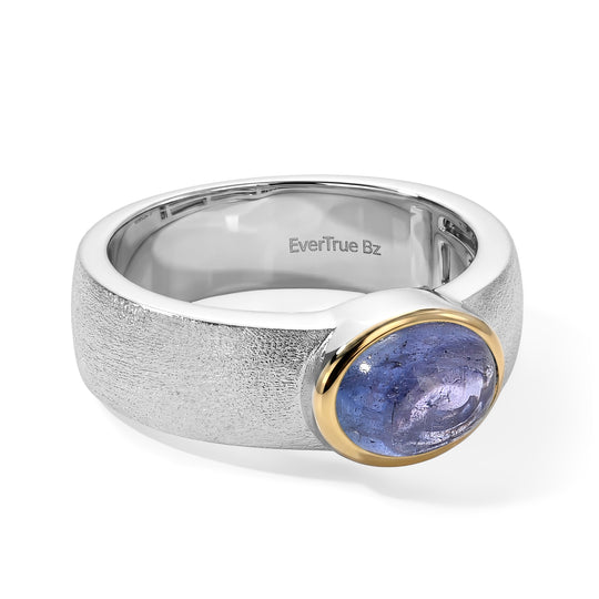 EVER TRUE AA Tansanit Ring Reine Bronze (Größe 18.00) ca. 1,65 ct