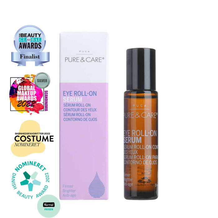 PUCA Pure & Care Augenserum Roll-On mit Peptiden, 15ml