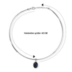 EVER TRUE AAA Labradorit Halskette ca. 45 cm 316L Edelstahl ca. 13,40 ct.