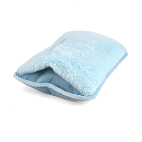 Hot water bag Size: 19*27cm Surface material: PVC+ polyester fabric Plush fabric cover material: 95% polyester + 5% spandex Voltage: AC220V Power: 420W Frequency: 50/60Hz Heat storage fluid: water Charging time :12 to 15 minutes PSE plug explosion-proof