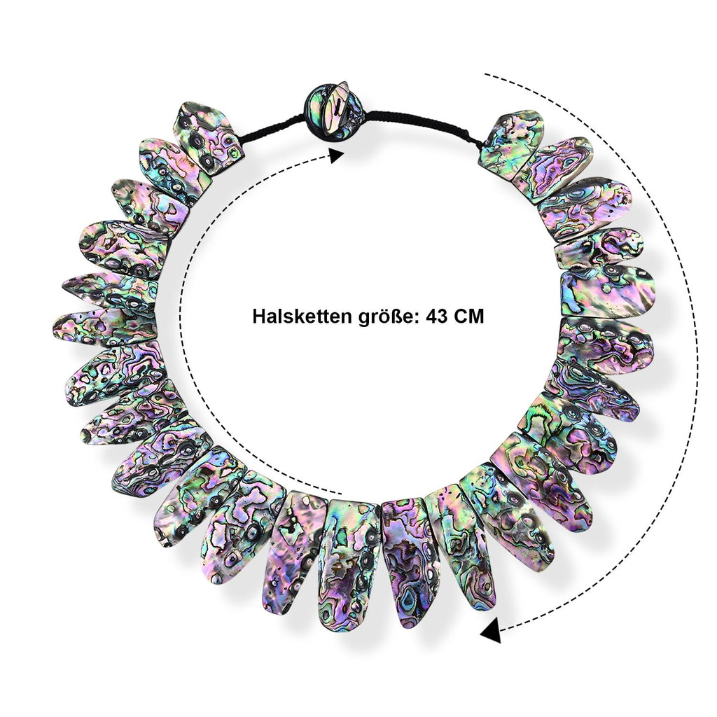Abalone Muschel Halskette 43 cm
