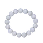 EXTREM SELTEN Weiße Jade Armband, flexibel, (18 - 19 cm) ca. 260.00 ct