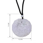 Weiße Jade Halskette Flexibles cm ca. 105.00 ct