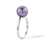 D'Joy Lila Edison Perle (10-11 mm) Ring 925 Silber Rhodiniert (Größe 16.00)