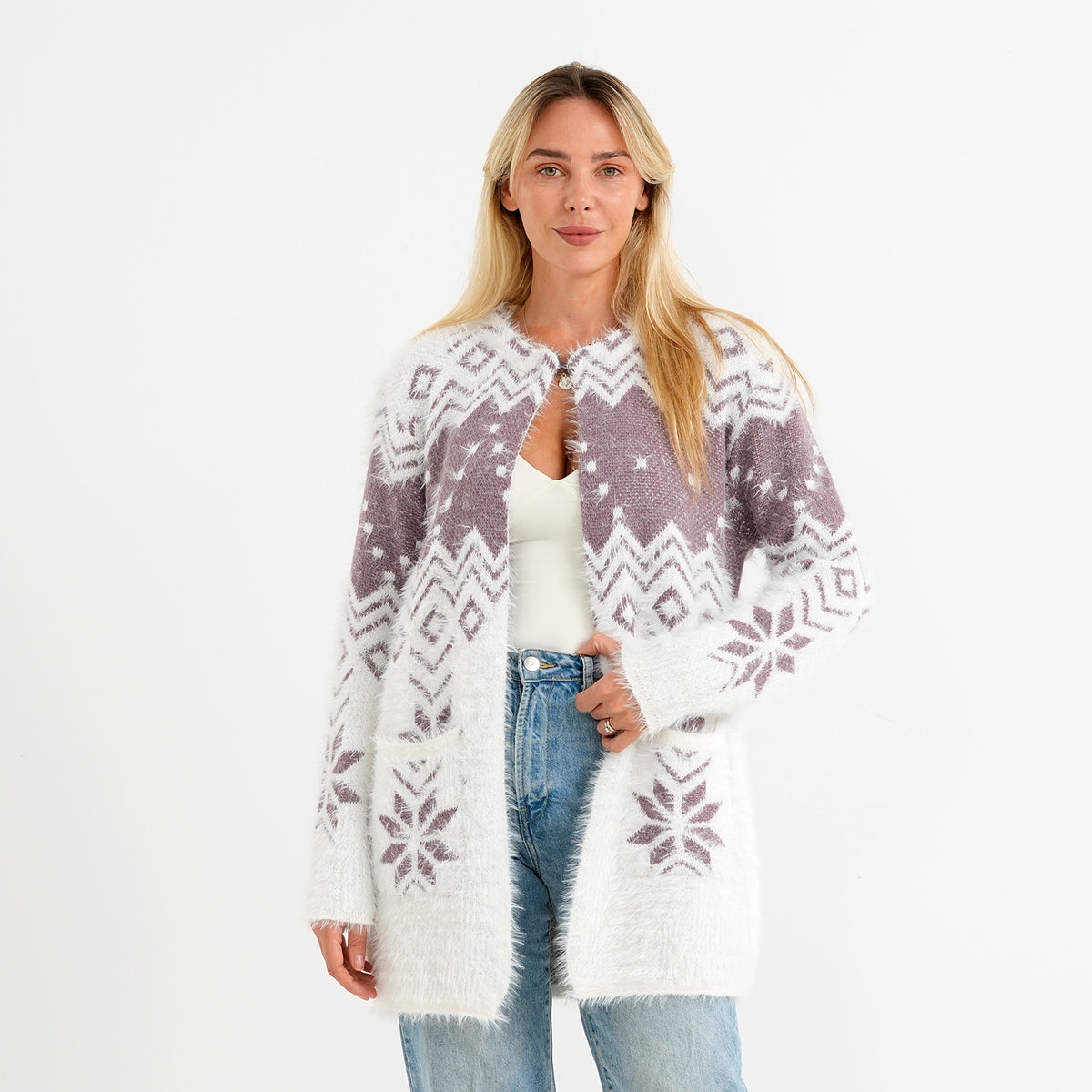 La Marey print Winter outfit with 2 pockets