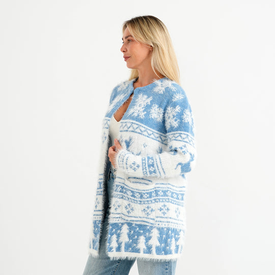 La Marey print Winter outfit with 2 pockets