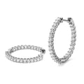 LUXURIANT DIAMOND - Lab Grown Diamant  SGL zertifiziert SI-GH Ohrringe 925 Silber Rhodiniert ca. 1,50 ct.