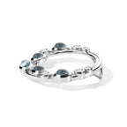 D'Joy Milchiger Aquamarin Anhänger 925 Silber Rhodiniert ca. 1,27 ct.