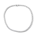 D'Joy Moissanit Halskette ca. 45 cm 925 Silber Rhodiniert ca. 37,98 ct.