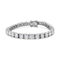 D'Joy Moissanit Armband ca. 20 cm 925 Silber Rhodiniert ca. 17,10 ct.