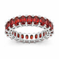 Granat Zirkonia Ring Nickelfreies Messing (Größe 17.00)