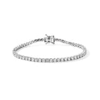 D'Joy Moissanit Armband ca. 19 cm 925 Silber Rhodiniert ca. 5,24 ct.