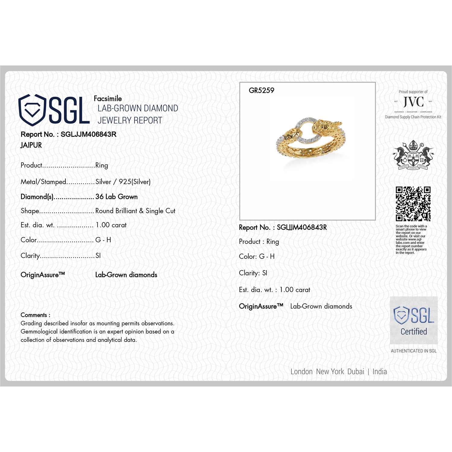 750 Gelbgold vermeil