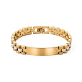 316L Edelstahl Bicolor Armband ca. 20 cm ca. 30,50g