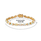 D'Joy AA Natürlicher, äthiopischer Welo Opal Armband ca. 19 cm 925 Silber 750 Gelbgold vermeil ca. 11,00 ct.