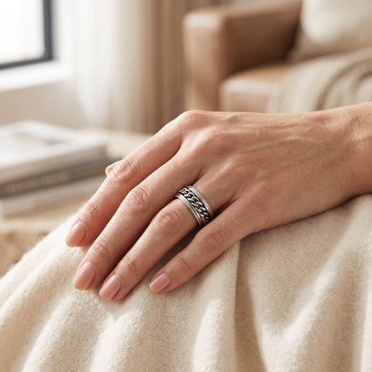 316L Edelstahl Ring (Größe 21.00) (10-15 Werktage Lieferzeit) ca. 6,00g