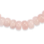 Rosenquarz Armband Flexibel  18 cm ca. 165,00 ct.