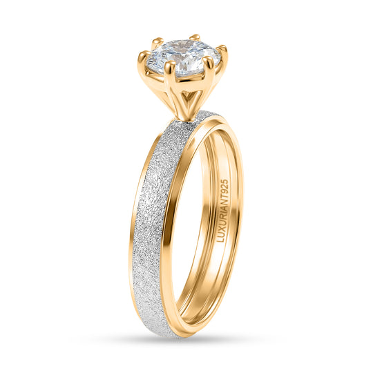 LUXURIANT DIAMOND - Lab Grown Diamant SI-GH Ring 925 Silber (Größe 19.25) ca. 1,04 ct