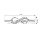 LUXURIANT DIAMOND - Lab Grown Diamant SI-GH Ring 925 Silber Rhodiniert (Größe 17.00) ca. 0,12 ct