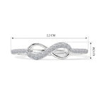 LUXURIANT DIAMOND - Lab Grown Diamant SI-GH Ring 925 Silber Rhodiniert (Größe 19.00) ca. 0,12 ct