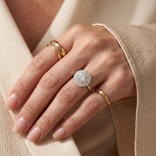 LUXURIANT DIAMOND - Lab Grown  Diamant SGL zertifiziert  VS-EF Ring 950 Platin (Größe 20.00) ca. 1,02 ct