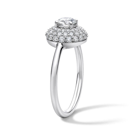 LUXURIANT DIAMOND - Lab Grown  Diamant SGL zertifiziert  VS-EF Ring 950 Platin (Größe 20.00) ca. 1,02 ct