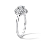LUXURIANT SGL zertifizierter VS-EF Labor Diamant Ring in 950 Platin - 1,01 ct.
