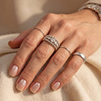 LUXURIANT DIAMOND - Lab Grown Diamant SI-GH Ring 925 Silber Rhodiniert (Größe 17.00) ca. 0,25 ct