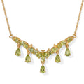 EVER TRUE Peridot Arizona Halskette ca. 50 cm Reine Bronze ca. 4,54 ct.
