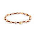 Citrin, Bernstein Armband 18 cm ca. 20,01 ct.