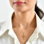 D'Joy AA Blush Turmalin Anhänger 925 Silber 750 Gelbgold vermeil ca. 1,27 ct.