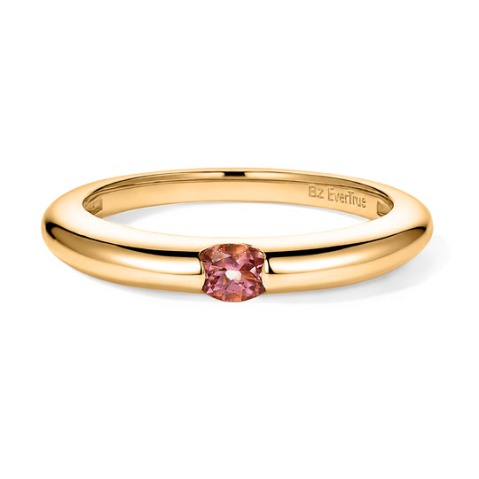 EVER TRUE AA Blush Turmalin Ring Reine Bronze (Größe 17.00) ca. 0,19 ct