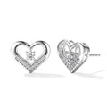 LUXURIANT DIAMOND - Lab Grown Diamant SI-GH Ohrringe 925 Silber Rhodiniert ca. 0,33 ct.