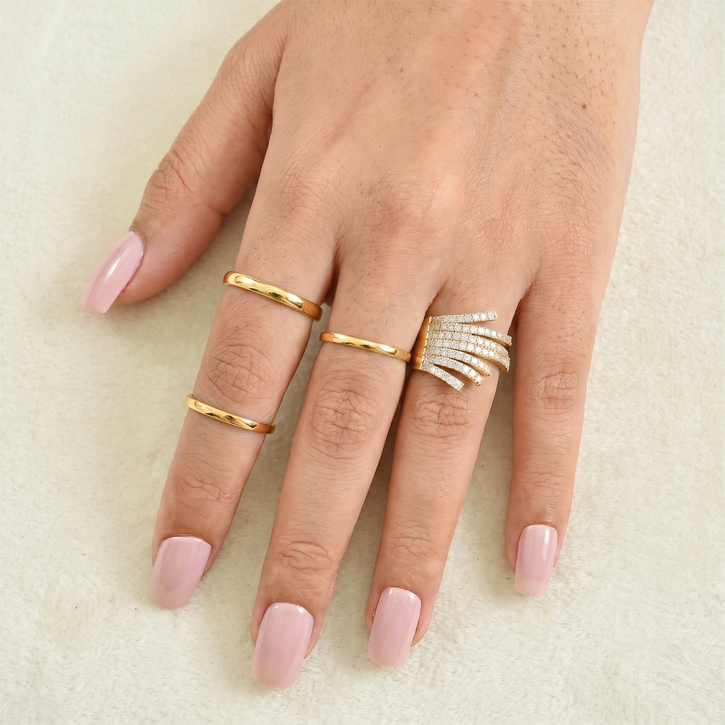 750 Gelbgold vermeil