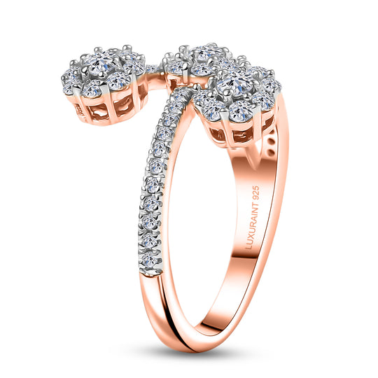 LUXURIANT DIAMOND - Lab Grown Diamant SI-GH Ring 925 Silber Rhodiniert (Größe 22.00) ca.1,00 ct