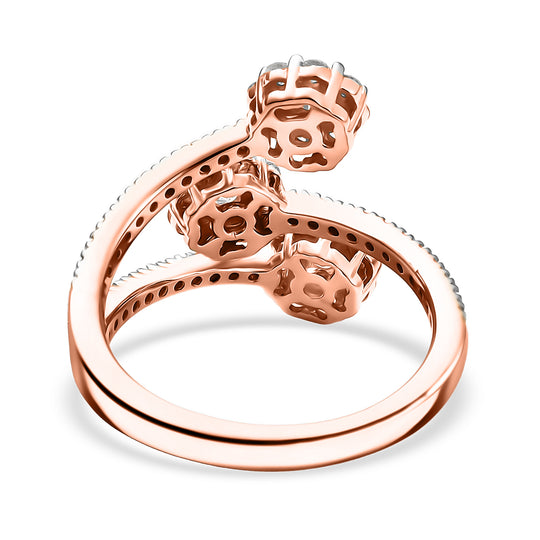 LUXURIANT DIAMOND - Lab Grown Diamant SI-GH Ring 925 Silber Rhodiniert (Größe 22.00) ca.1,00 ct