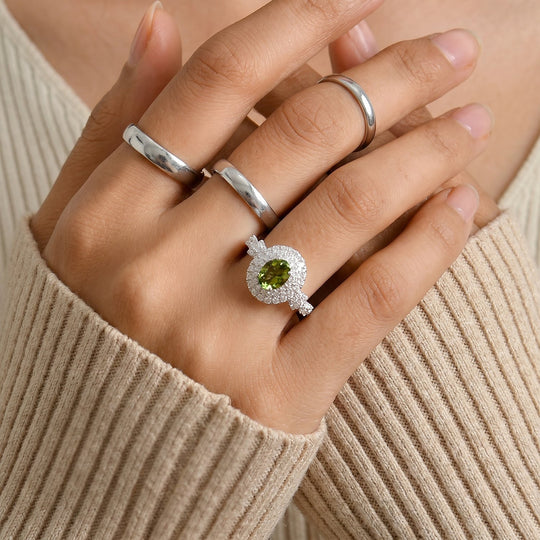 D'Joy AA, Moissanit Ring 925 Silber Rhodiniert (Größe 17.00)   (10-16 Werktage Lieferzeit) ca. 1,94 ct