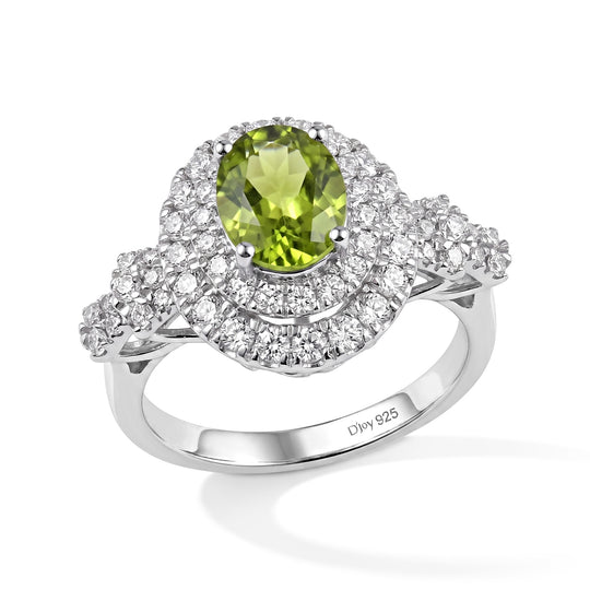 D'Joy AA, Moissanit Ring 925 Silber Rhodiniert (Größe 17.00)   (10-16 Werktage Lieferzeit) ca. 1,94 ct
