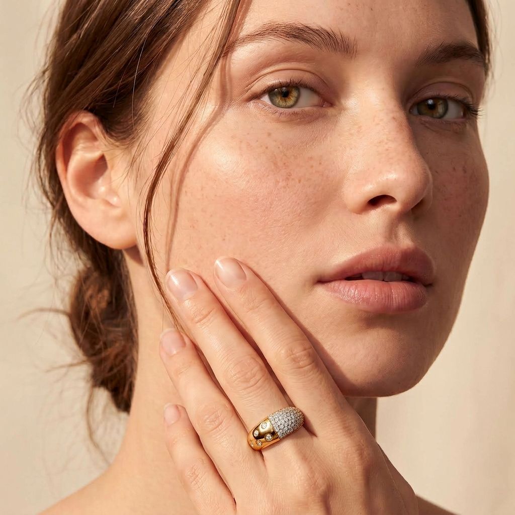 750 Gelbgold vermeil
