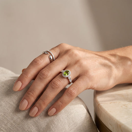 D'Joy AA, Moissanit Ring 925 Silber Rhodiniert (Größe 17.00)   (10-16 Werktage Lieferzeit) ca. 1,73 ct